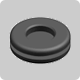 Grommets with inner or outer diaphragms